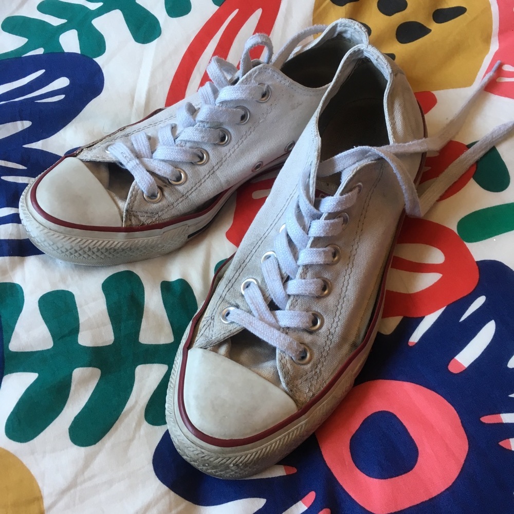 Used white converse